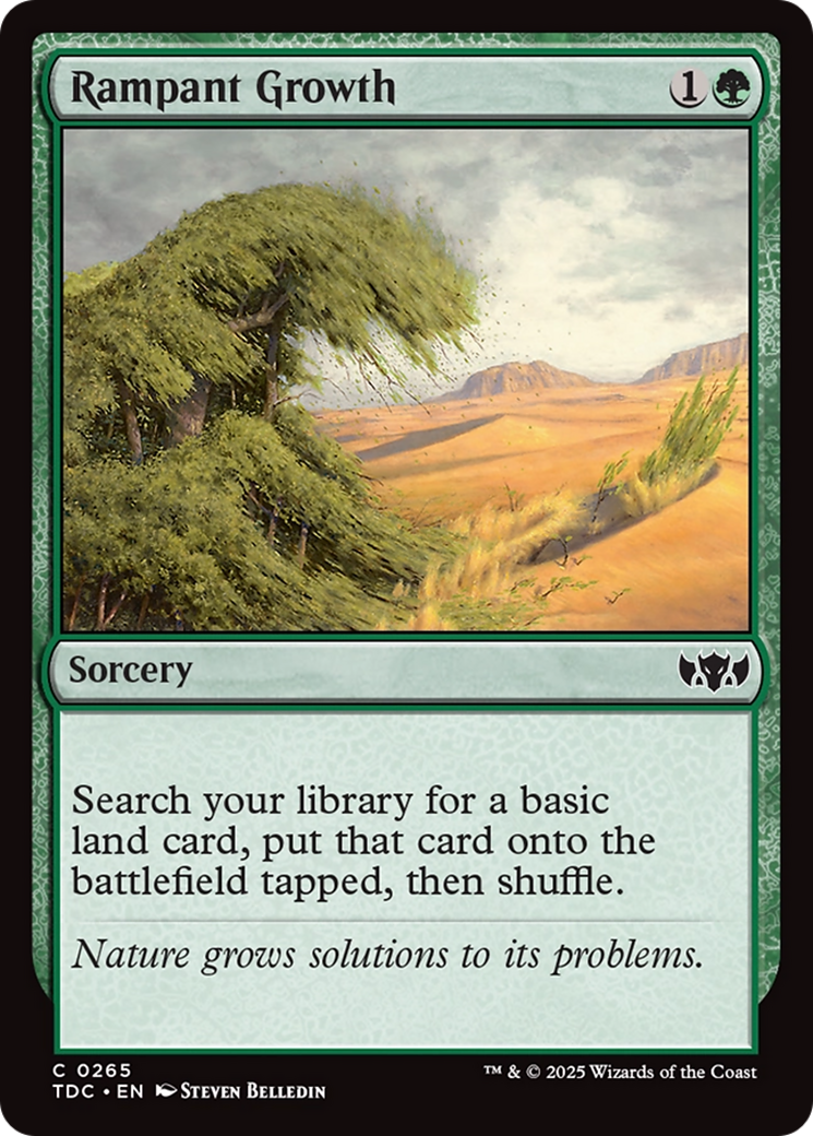 Rampant Growth [Tarkir: Dragonstorm Commander] | Odin's Place