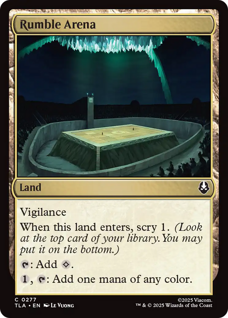 Rumble Arena [Avatar: The Last Airbender] | Odin's Place