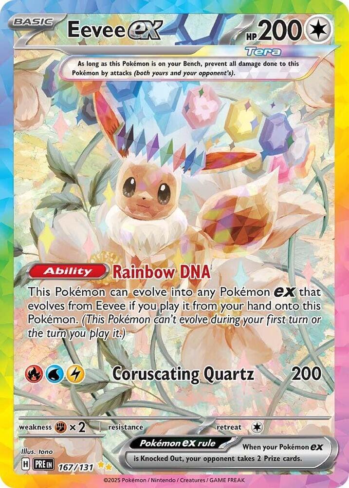 Eevee ex (167/131) [Scarlet & Violet: Prismatic Evolutions] | Odin's Place