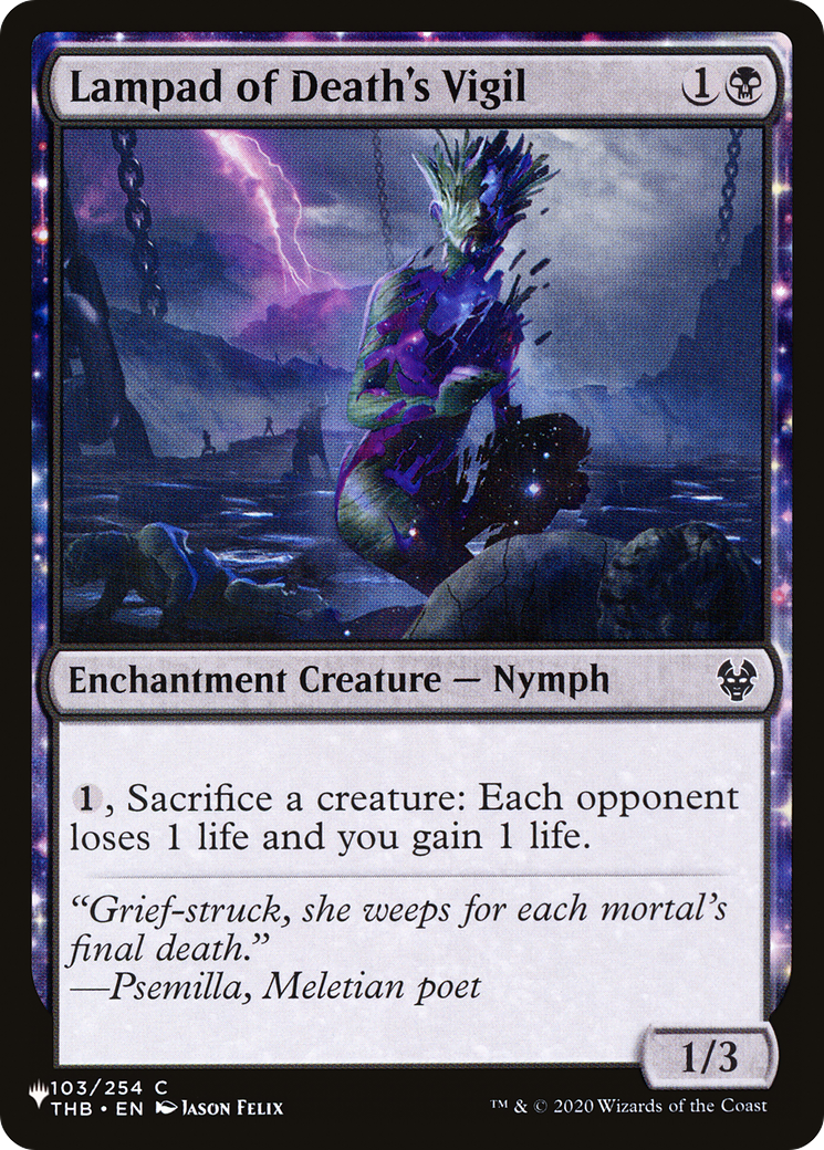 Lampad of Death's Vigil [The List] | Odin's Place