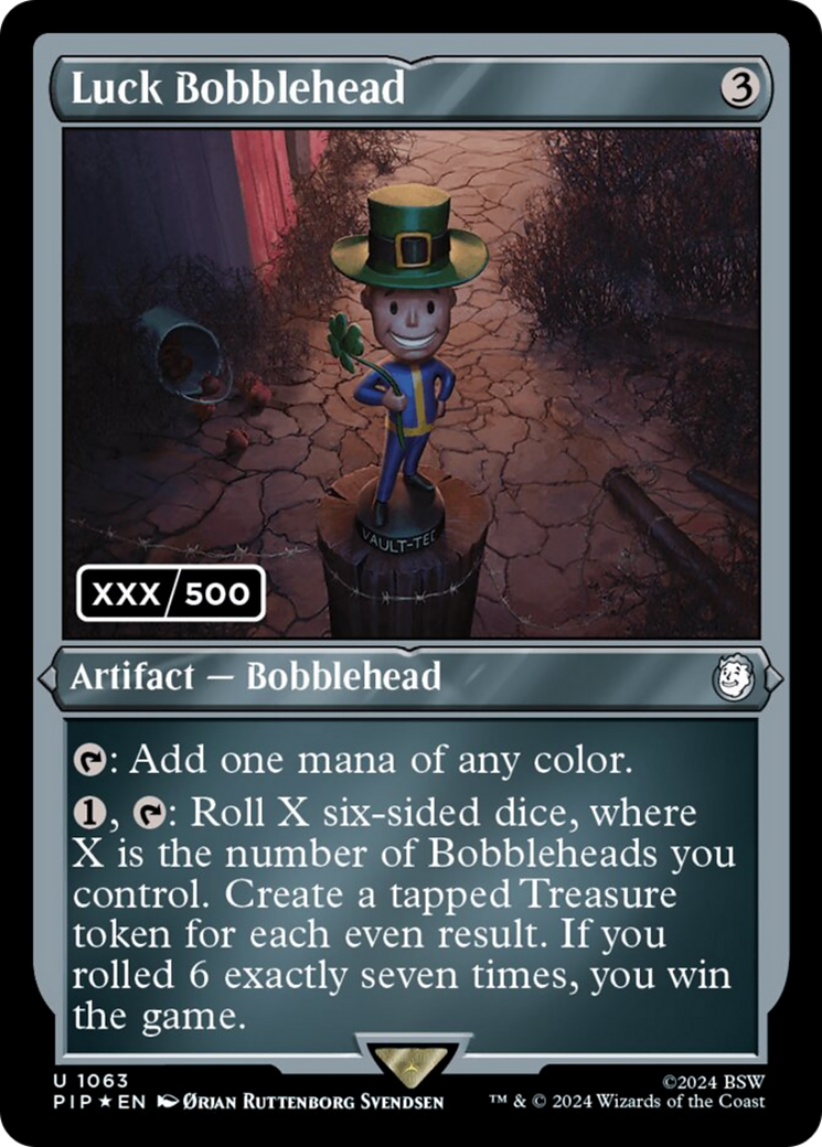 Luck Bobblehead (Serial Numbered) [Fallout] | Odin's Place