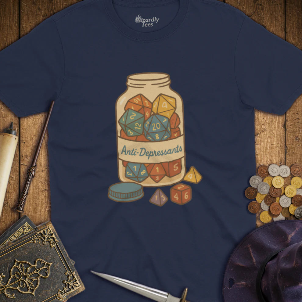 T-Shirt: Antidepressants Dice | Odin's Place
