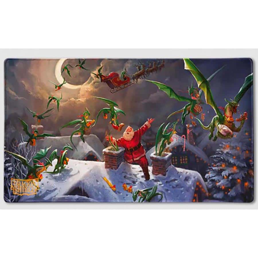 Dragon Shield Christmas 2023 Playmat & Tube | Odin's Place