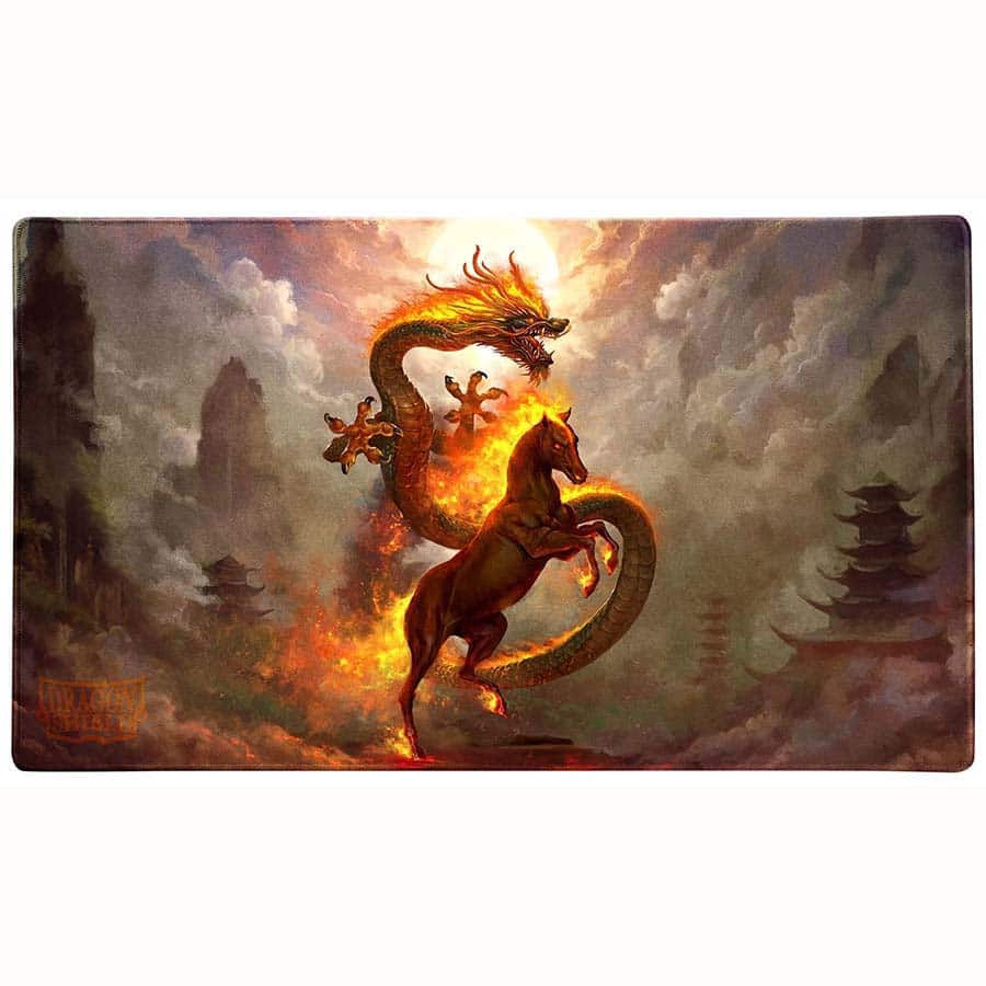Dragon Shield Art Playmat: Fire Horse Lunar New Year 2026 | Odin's Place