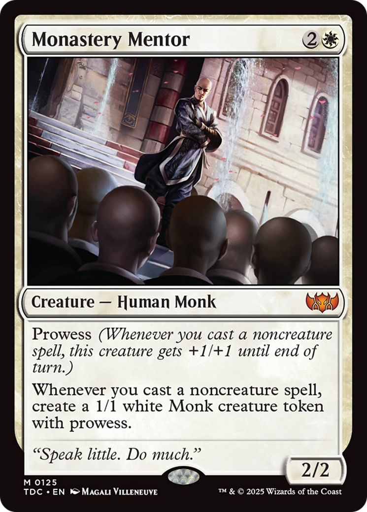 Monastery Mentor [Tarkir: Dragonstorm Commander] | Odin's Place