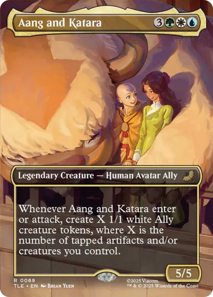 Aang and Katara (Borderless) [Avatar: The Last Airbender: Eternal-Legal] | Odin's Place