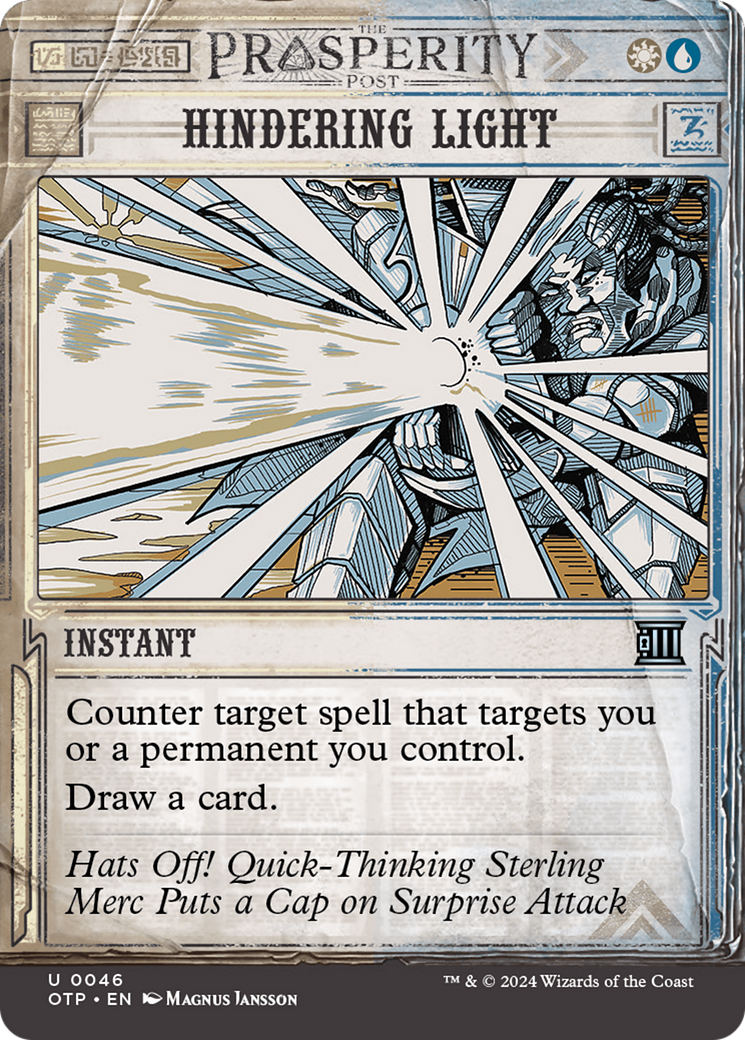 Hindering Light [Outlaws of Thunder Junction: Breaking News] | Odin's Place