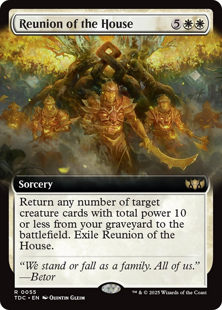 Reunion of the House (Extended Art) [Tarkir: Dragonstorm Commander] | Odin's Place