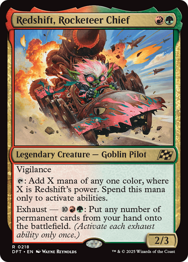Redshift, Rocketeer Chief [Aetherdrift] | Odin's Place