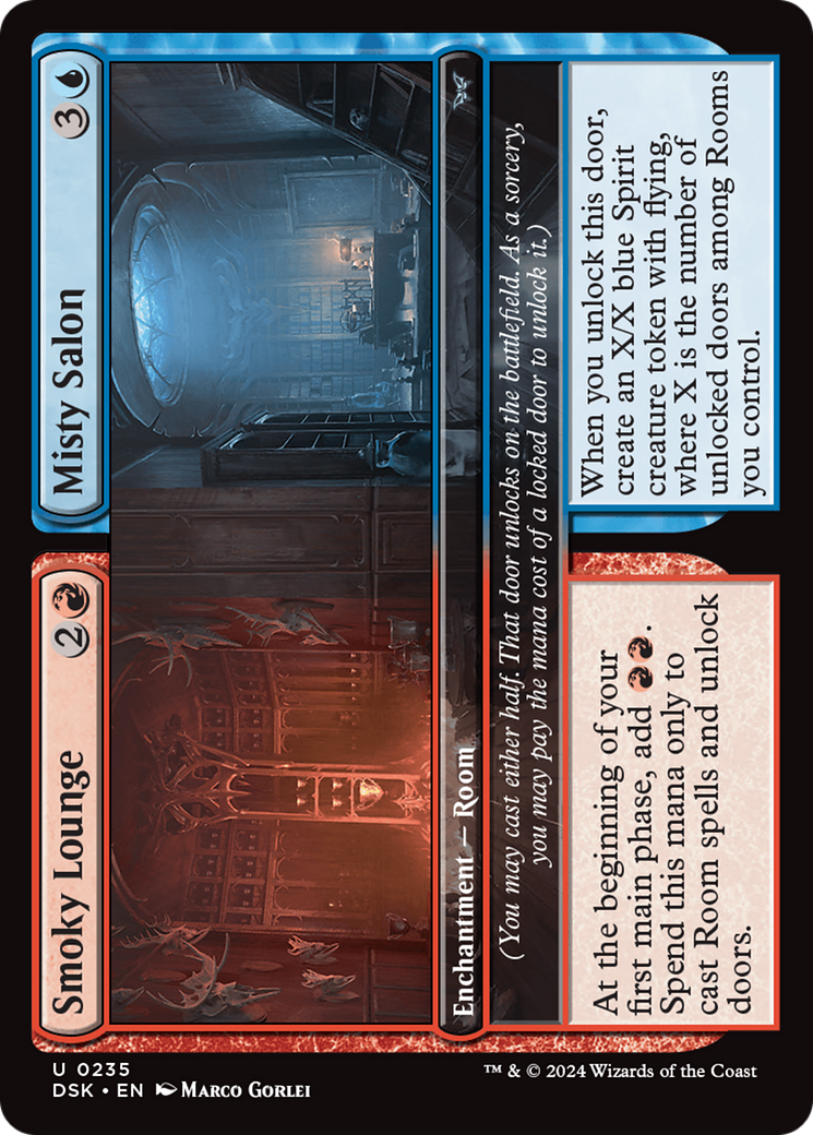 Smoky Lounge // Misty Salon [Duskmourn: House of Horror] | Odin's Place