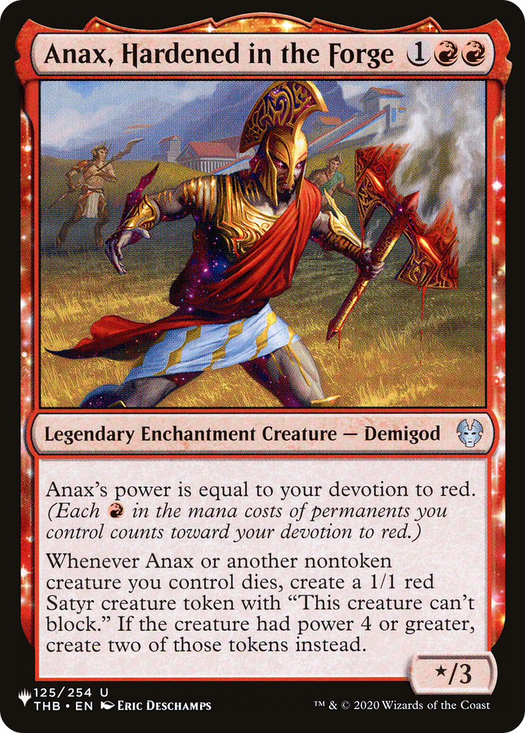 Anax, Hardened in the Forge [The List] | Odin's Place