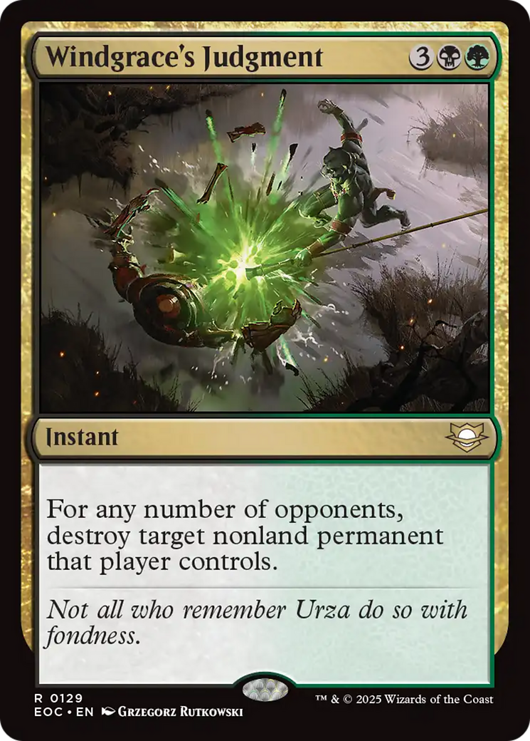 Windgrace's Judgment [Edge of Eternities Commander] | Odin's Place