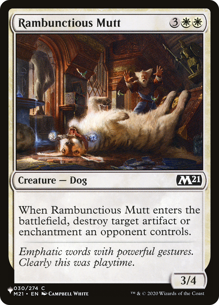 Rambunctious Mutt [The List] | Odin's Place