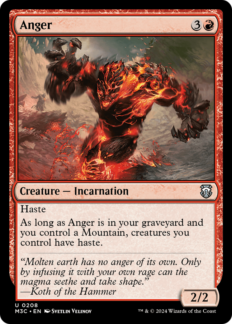 Anger [Modern Horizons 3 Commander] | Odin's Place