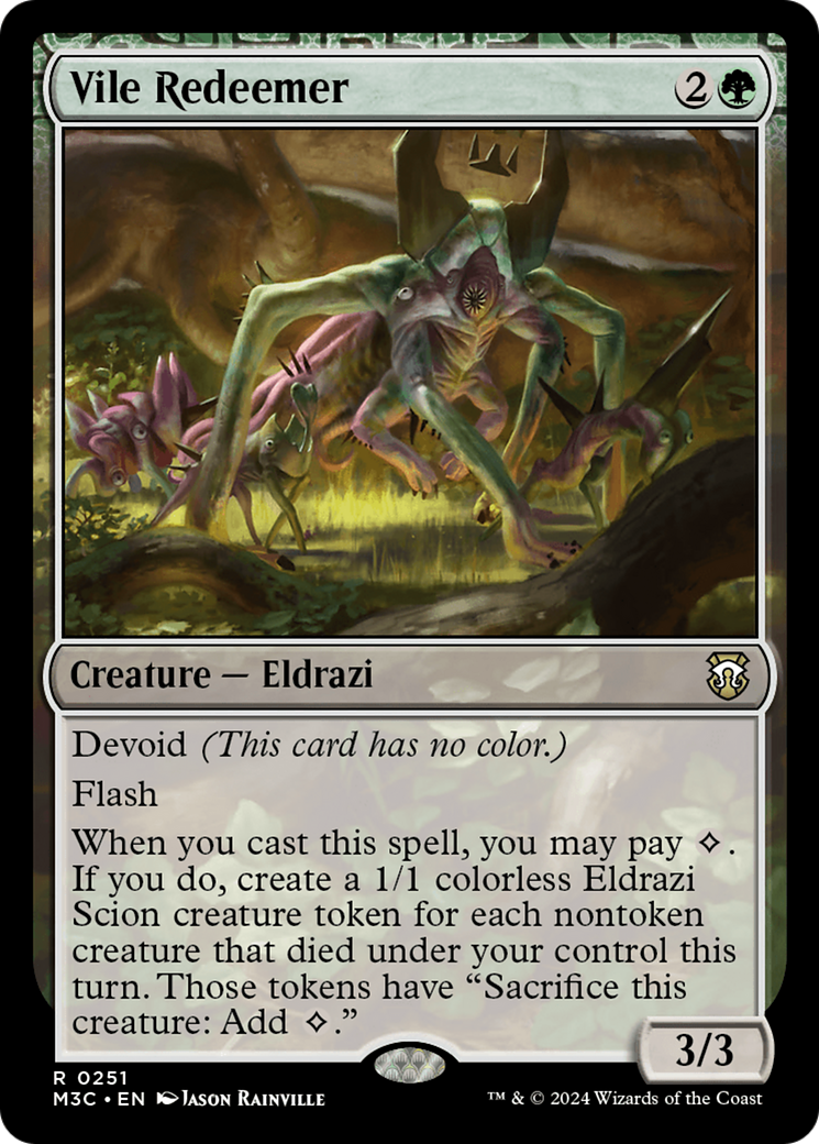 Vile Redeemer (Ripple Foil) [Modern Horizons 3 Commander] | Odin's Place