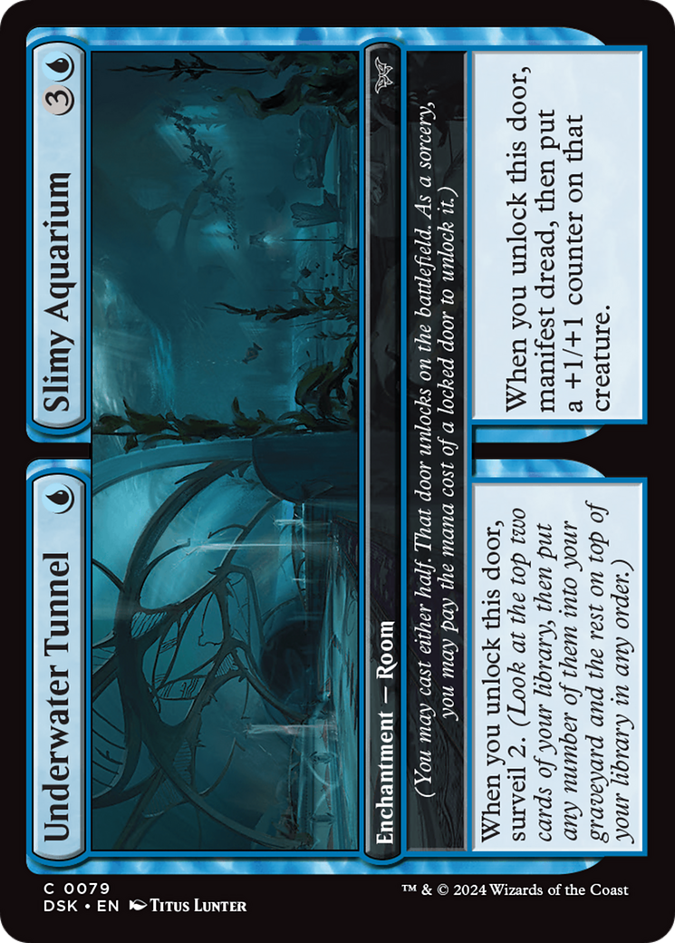 Underwater Tunnel // Slimy Aquarium [Duskmourn: House of Horror] | Odin's Place