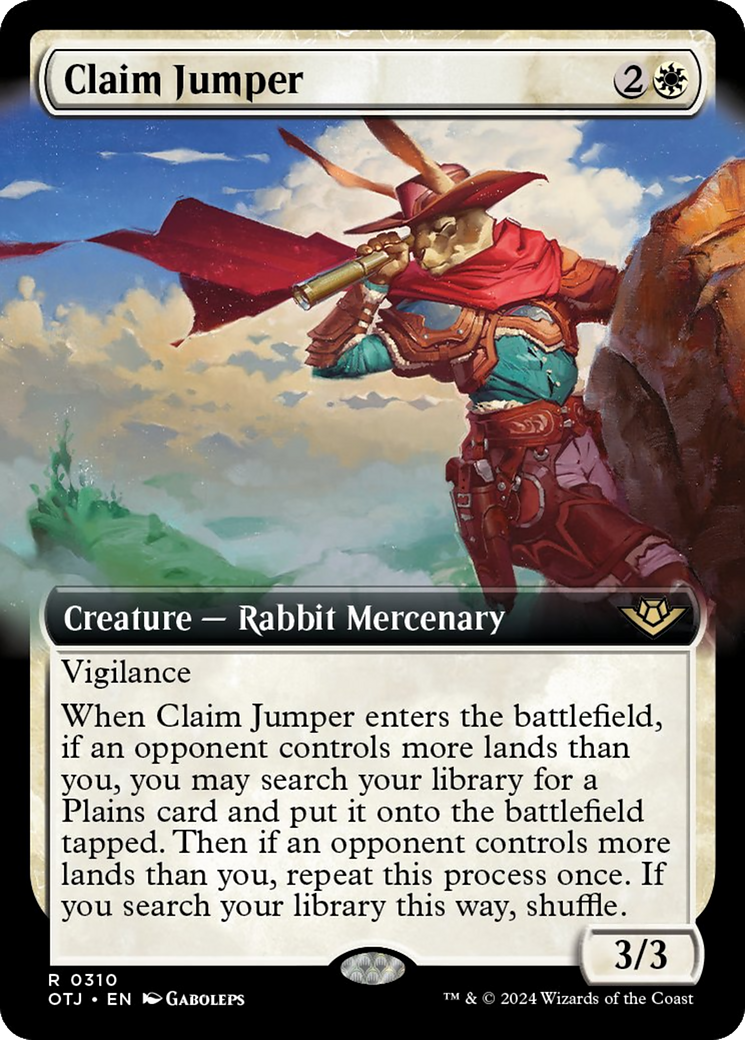 Claim Jumper (Extended Art) [Outlaws of Thunder Junction] | Odin's Place