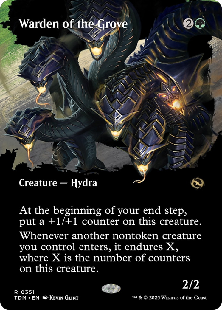 Warden of the Grove (Borderless) [Tarkir: Dragonstorm] | Odin's Place