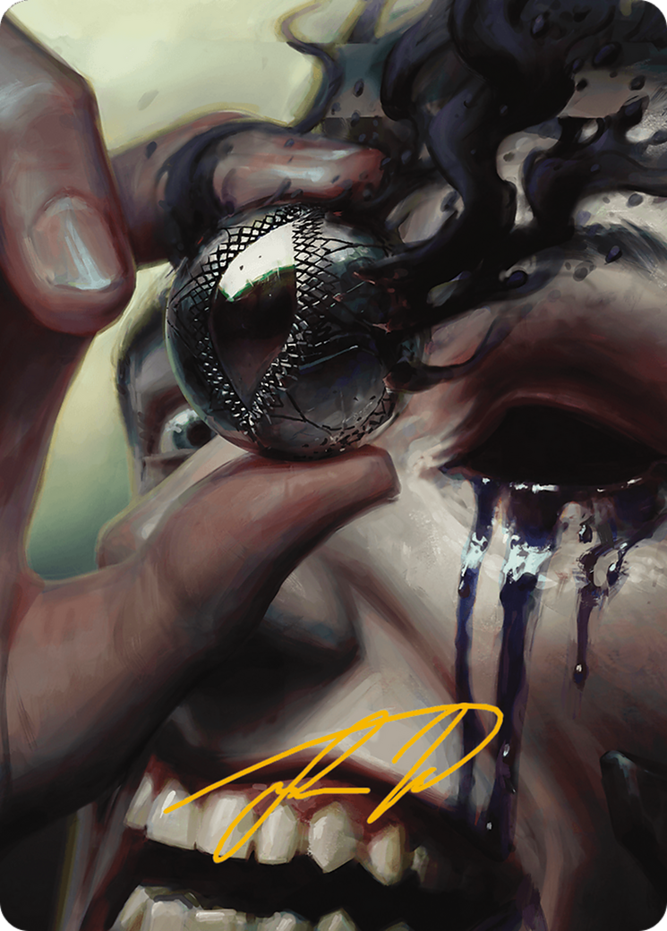 Jet Medallion Art Card (Gold-Stamped Signature) [Modern Horizons 3 Art Series] | Odin's Place
