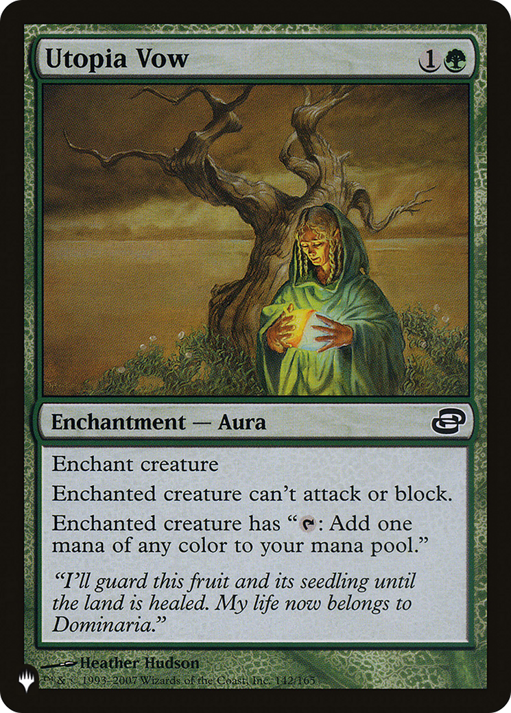 Utopia Vow [The List] | Odin's Place