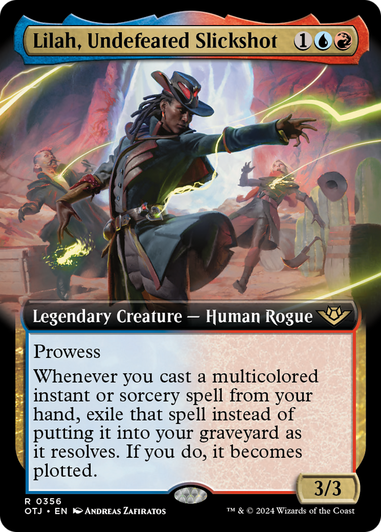 Lilah, Undefeated Slickshot (Extended Art) [Outlaws of Thunder Junction] | Odin's Place