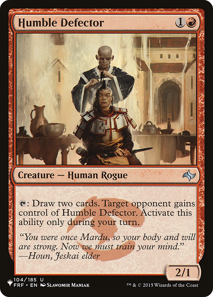 Humble Defector [The List] | Odin's Place