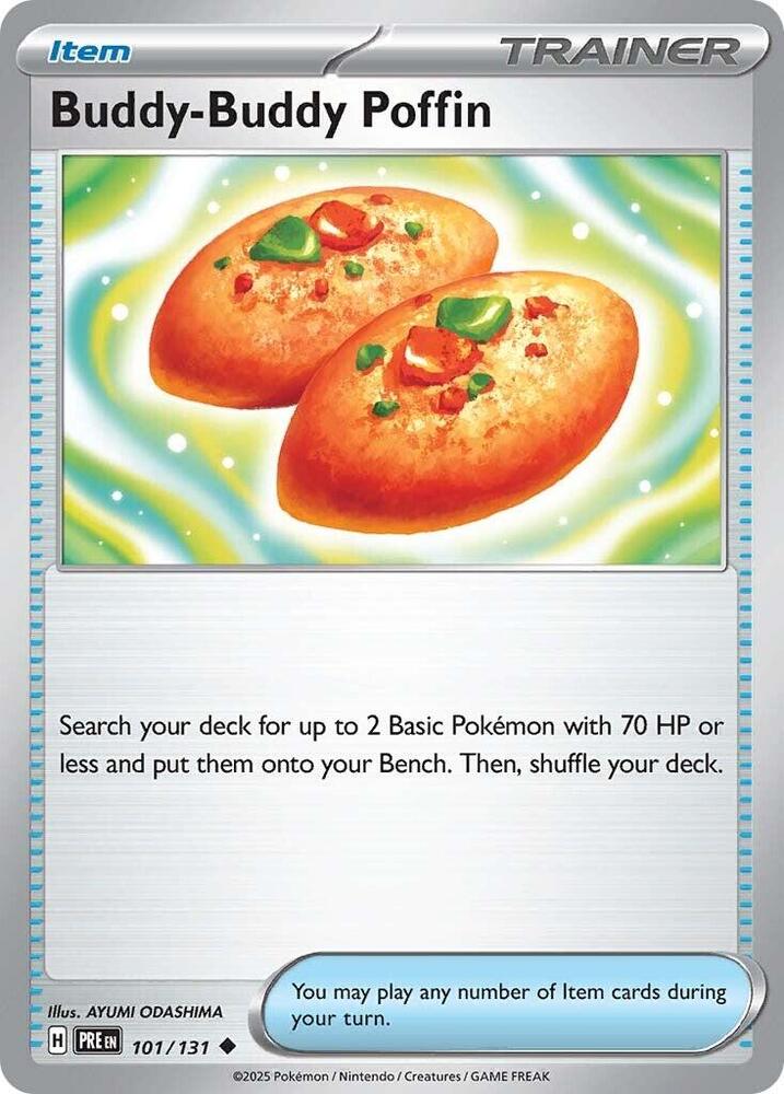 Buddy-Buddy Poffin (101/131) [Scarlet & Violet: Prismatic Evolutions] | Odin's Place