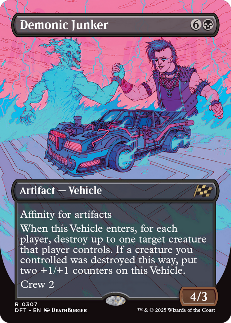 Demonic Junker (Borderless) [Aetherdrift] | Odin's Place