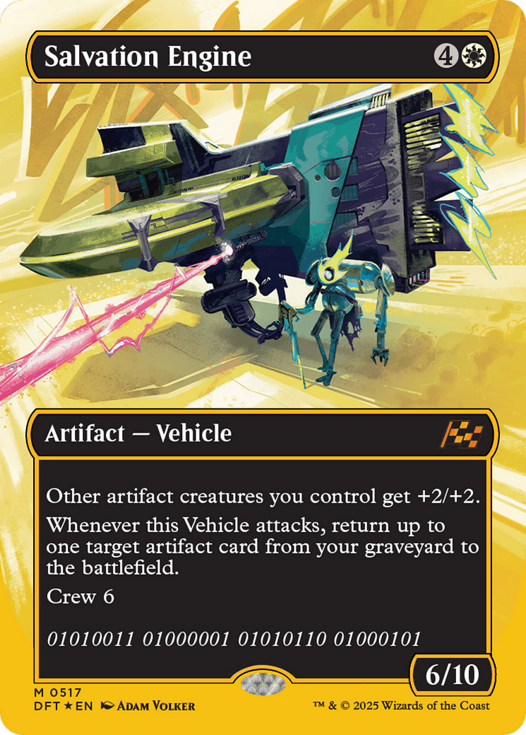 Salvation Engine (Borderless) (First-Place Foil) [Aetherdrift] | Odin's Place