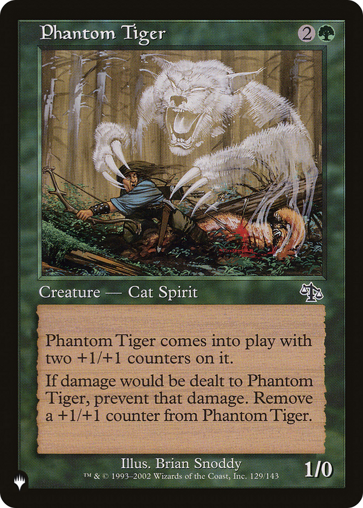 Phantom Tiger [The List] | Odin's Place
