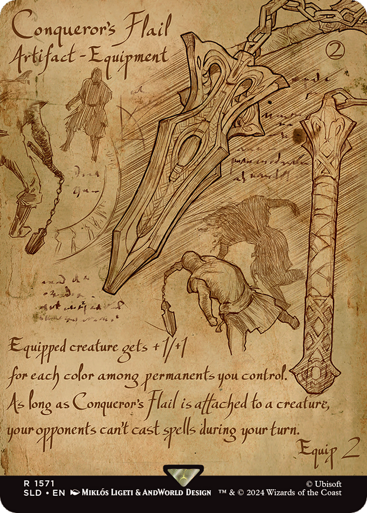 Conqueror's Flail (Rainbow Foil) [Secret Lair Drop Series] | Odin's Place