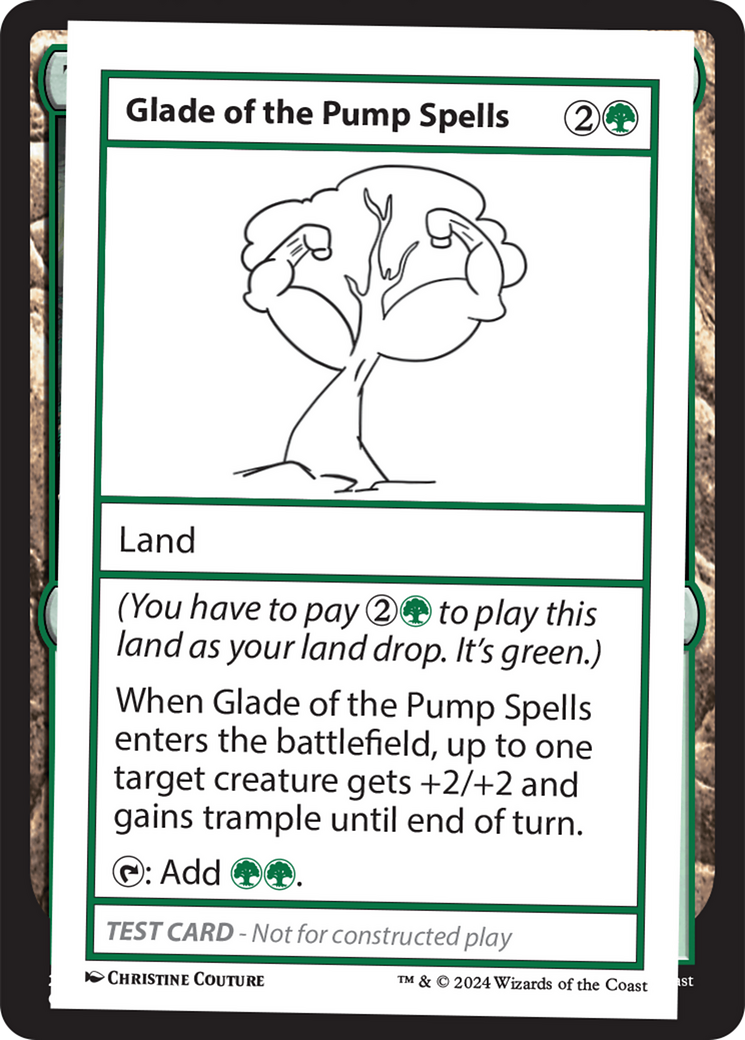 Glade of the Pump Spells [Mystery Booster 2 Playtest Cards] | Odin's Place
