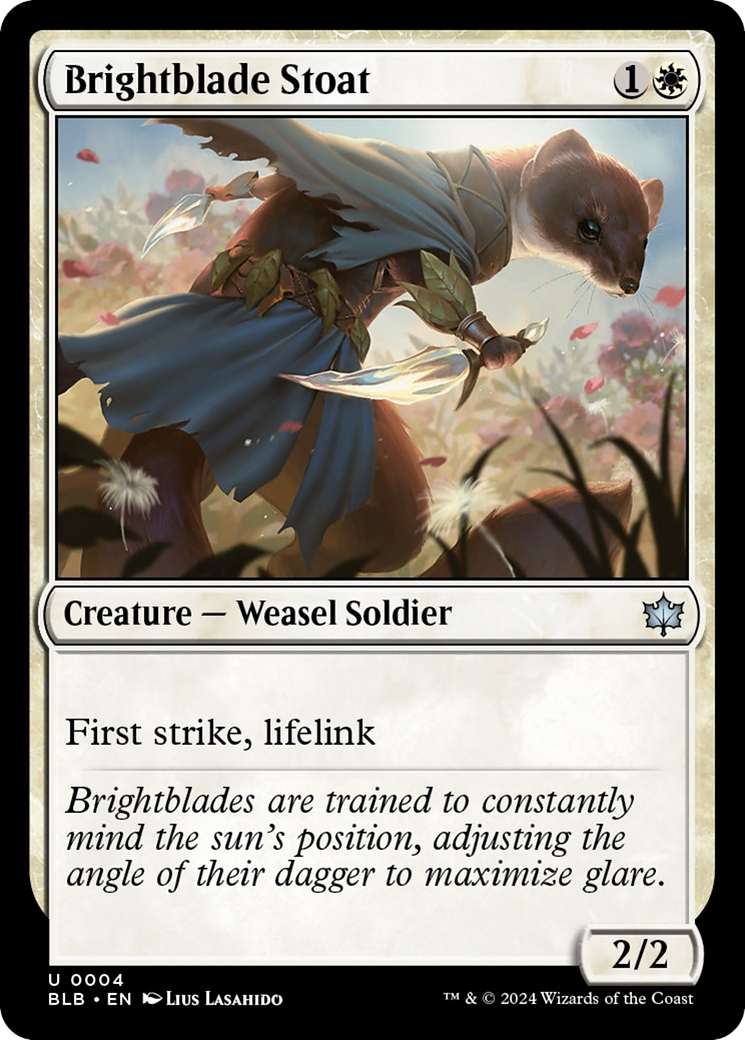 Brightblade Stoat [Bloomburrow] | Odin's Place