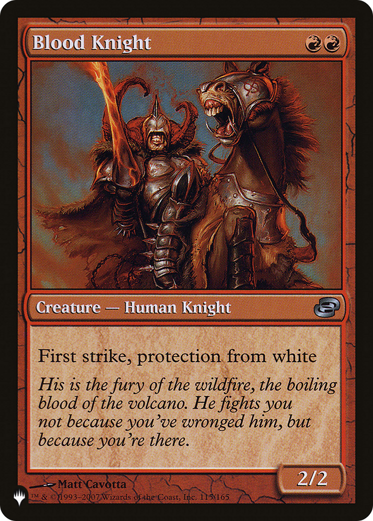 Blood Knight [The List] | Odin's Place