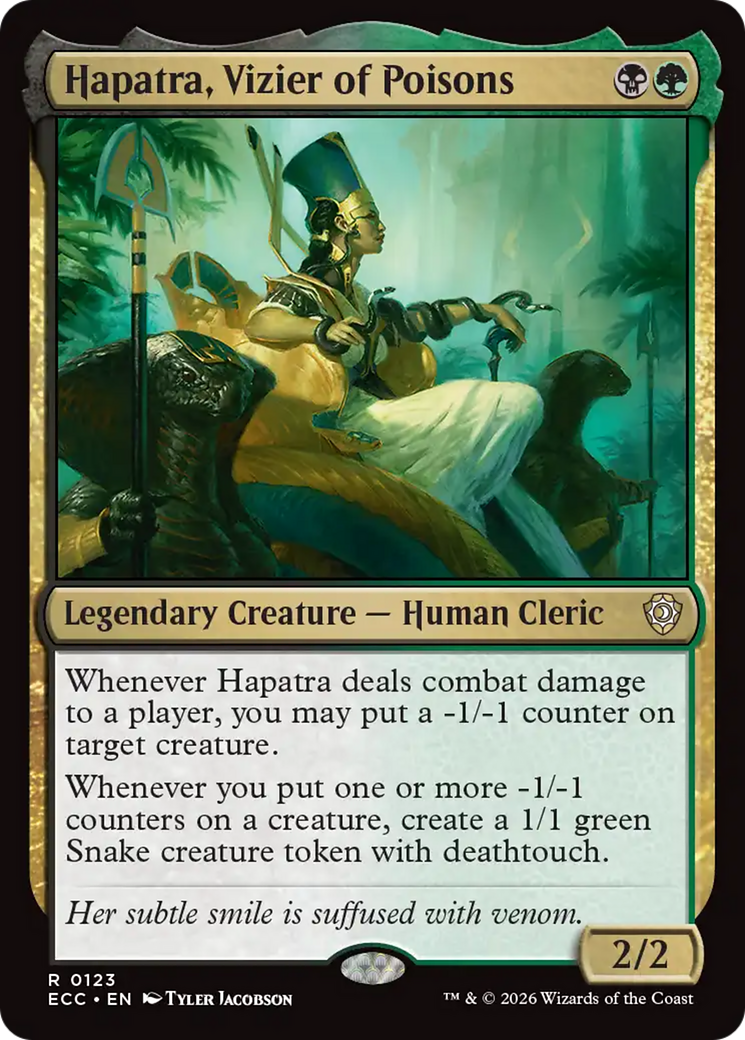 Hapatra, Vizier of Poisons [Lorwyn Eclipsed Commander] | Odin's Place
