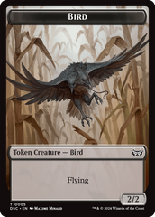 Demon // Bird Double-Sided Token [Duskmourn: House of Horror Commander Tokens] | Odin's Place