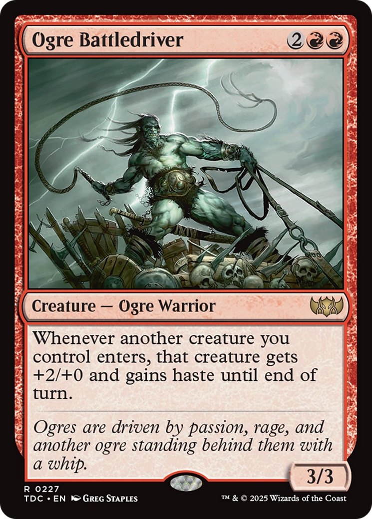 Ogre Battledriver [Tarkir: Dragonstorm Commander] | Odin's Place