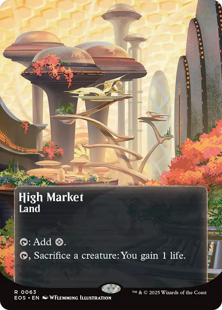 High Market (0063) (Borderless) [Edge of Eternities: Stellar Sights] | Odin's Place
