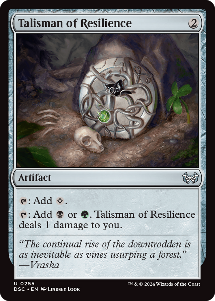 Talisman of Resilience [Duskmourn: House of Horror Commander] | Odin's Place