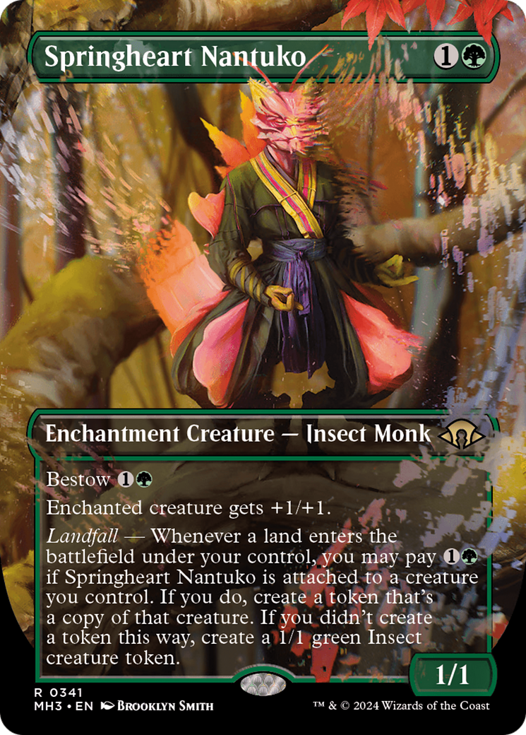 Springheart Nantuko (Borderless) [Modern Horizons 3] | Odin's Place