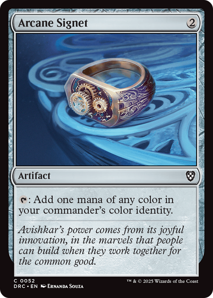 Arcane Signet (0052) [Aetherdrift Commander] | Odin's Place