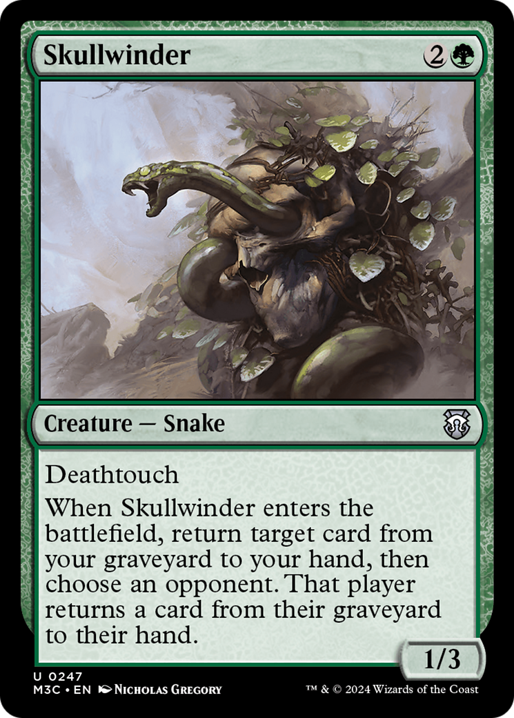Skullwinder (Ripple Foil) [Modern Horizons 3 Commander] | Odin's Place