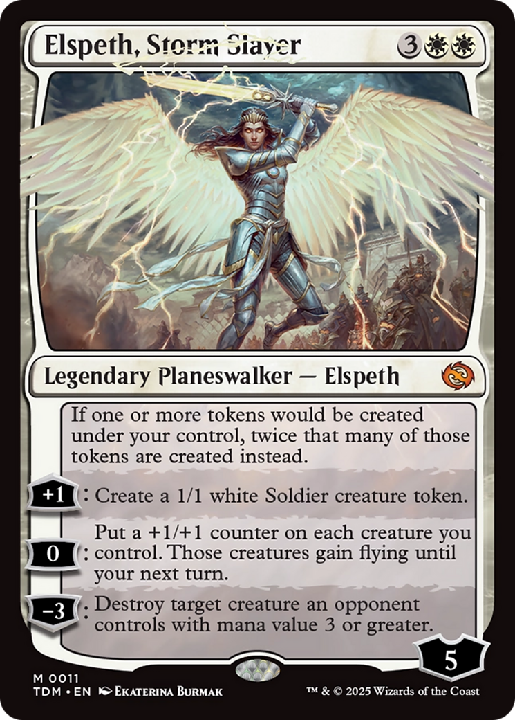 Elspeth, Storm Slayer [Tarkir: Dragonstorm] | Odin's Place