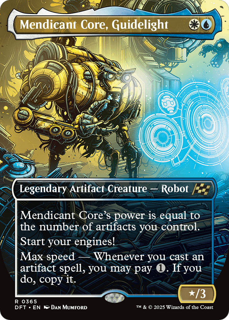 Mendicant Core, Guidelight (Borderless) [Aetherdrift] | Odin's Place