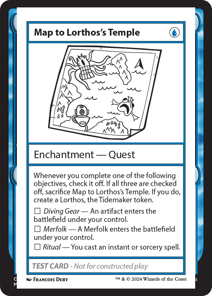 Map to Lorthos's Temple [Mystery Booster 2 Playtest Cards] | Odin's Place