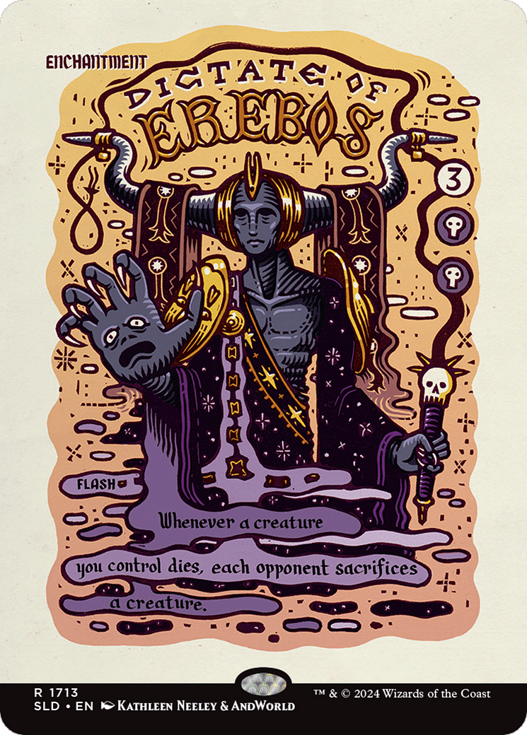 Dictate of Erebos (Rainbow Foil) [Secret Lair Drop Series] | Odin's Place