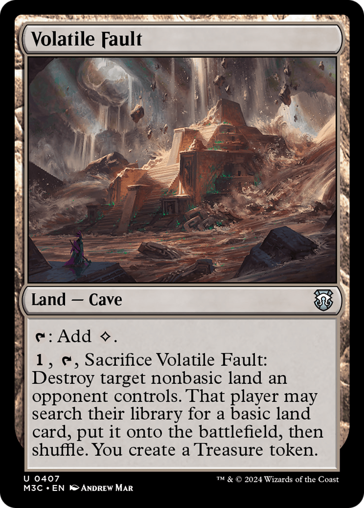 Volatile Fault (Ripple Foil) [Modern Horizons 3 Commander] | Odin's Place