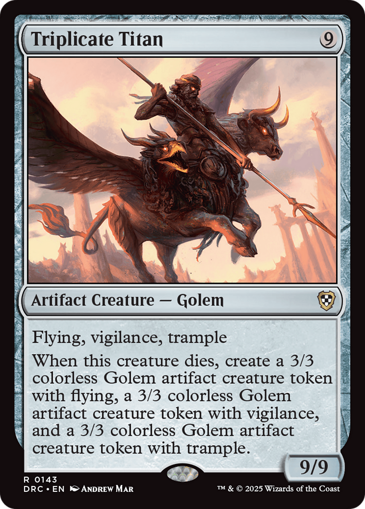 Triplicate Titan [Aetherdrift Commander] | Odin's Place