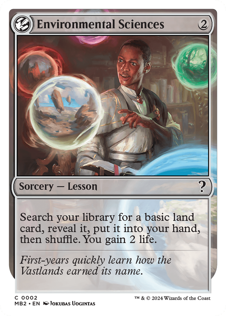 Environmental Sciences (White Border) [Mystery Booster 2] | Odin's Place
