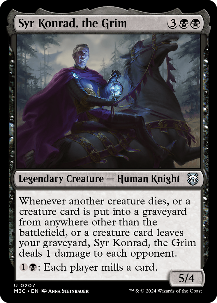 Syr Konrad, the Grim (Ripple Foil) [Modern Horizons 3 Commander] | Odin's Place